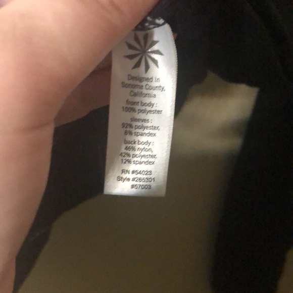 Athleta ruffle zip up jacket - Picture 3 of 4